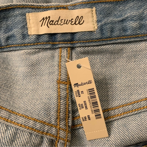 Madewell NWT The MomJean Short Destructed Edition Sz 28 - Picture 4 of 15